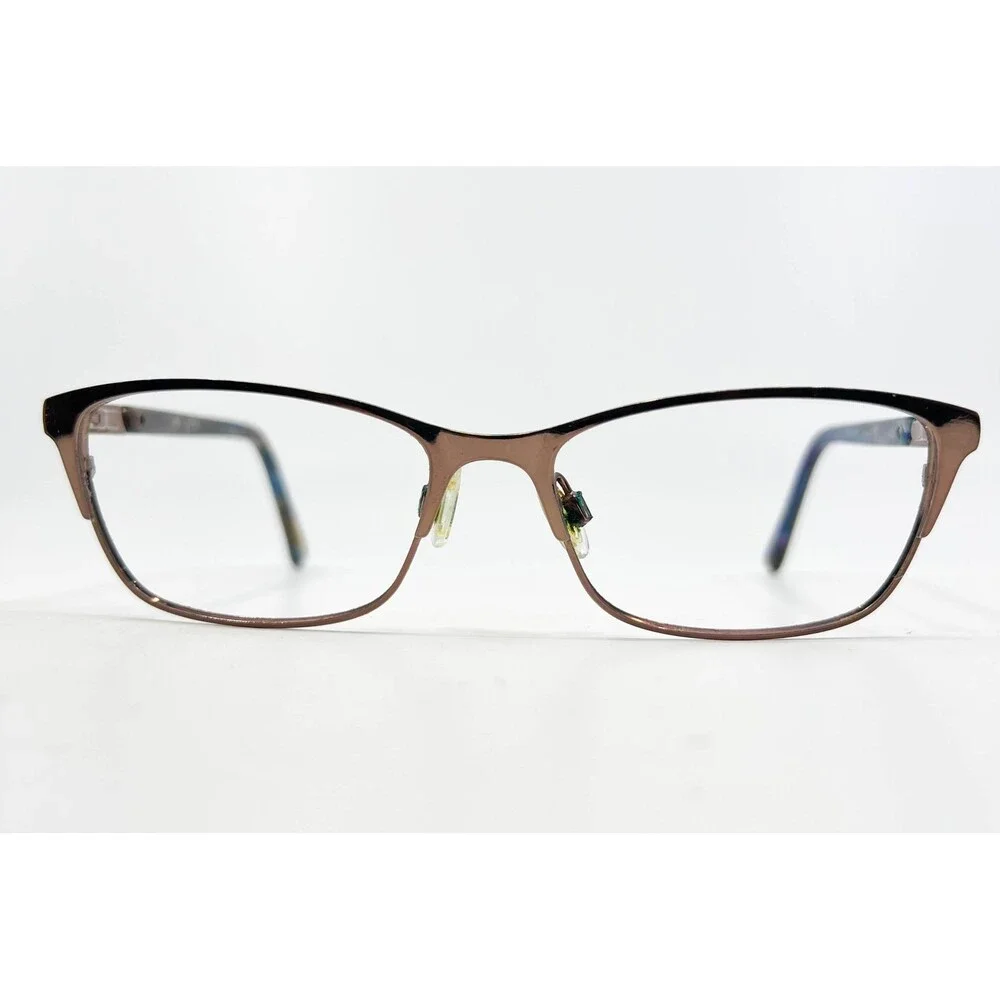 Via Spiga Eyeglasses Women Brown Blue Zyloware 53-15-135 560